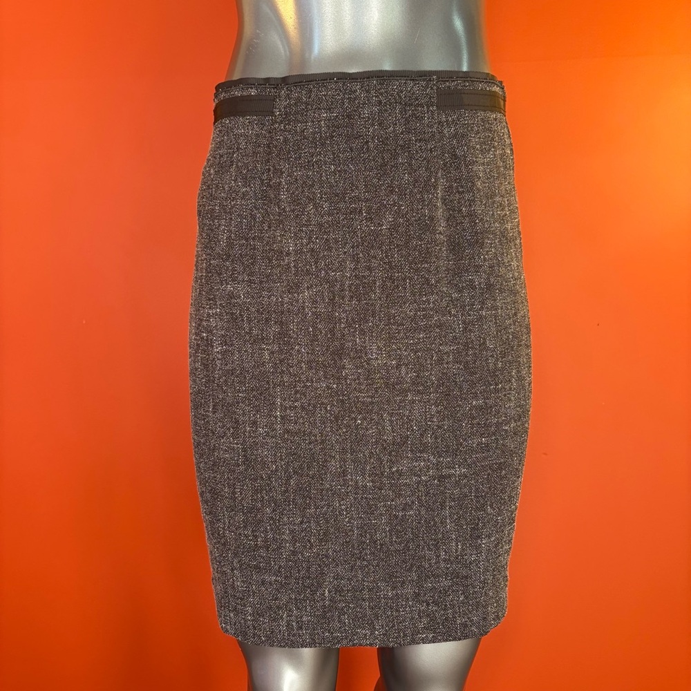 The Limited Charcoal Gray Tweed Pencil Skirt